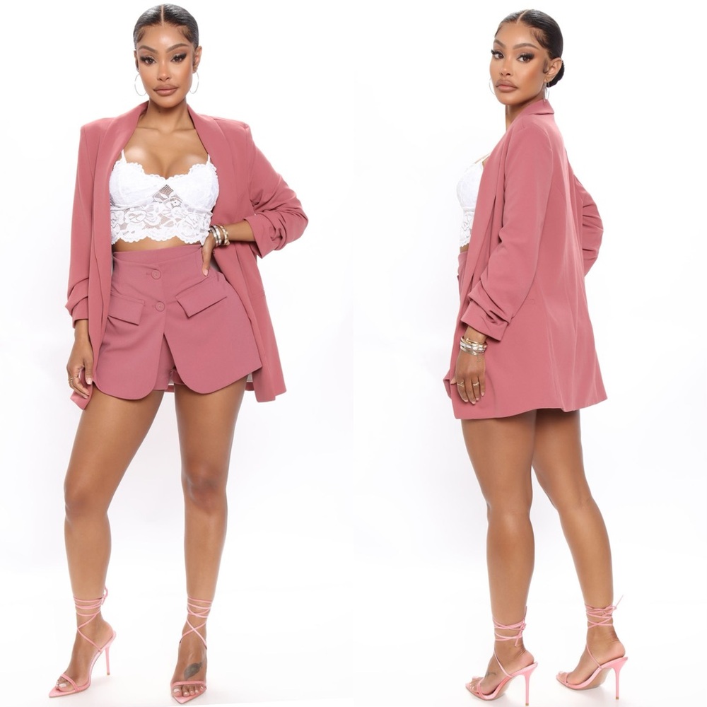 Fashion Nova Mauve Celine Blazer 💕